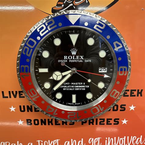 buy rolex wall clock online|rolex pepsi wall clock.